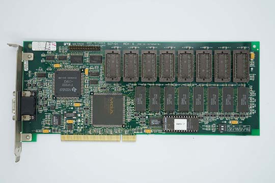 Matrox 迈创 Ultima Plus 2MB显示卡MGA-PCI-2-PLUS（IS-ATLAS R1芯片）